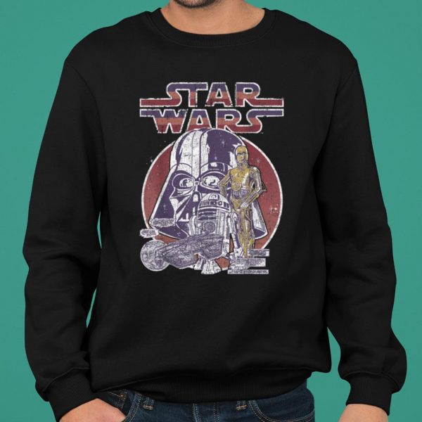 Star Wars Droids Darth Vader Retro Vintage shirt 2