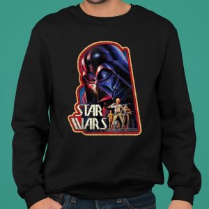 Star Wars Ralph McQuarrie Darth Vader Sticker Style shirt 5
