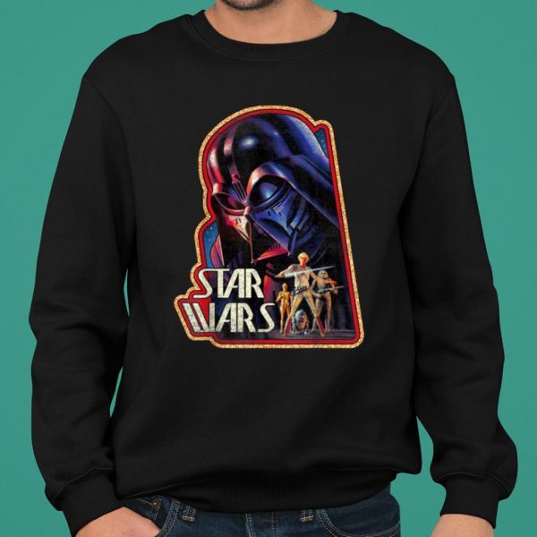 Star Wars Ralph McQuarrie Darth Vader Sticker Style shirt 2