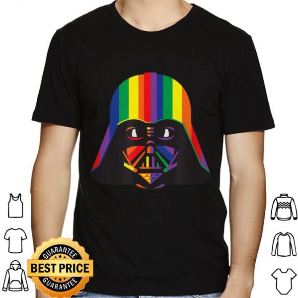 Star Wars Darth Vader Rainbow Helmet shirt 1