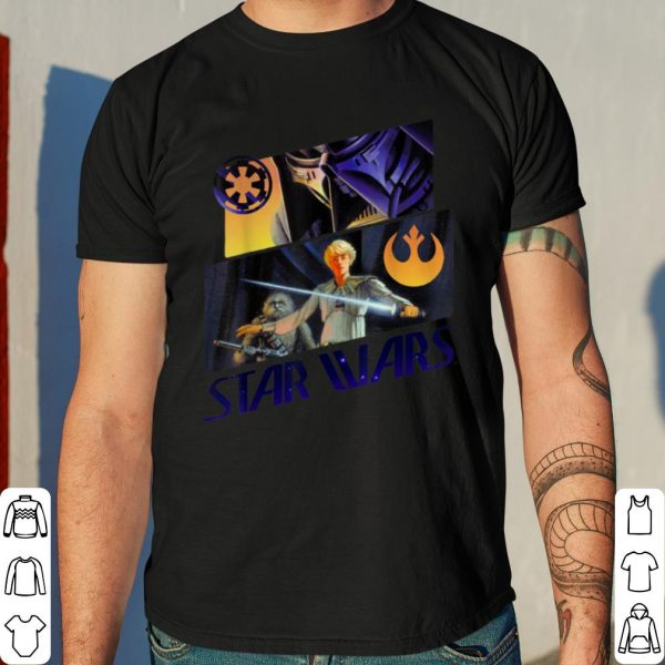 Star Wars Darth Vader Luke Chewie Retro Concept Art shirt 4