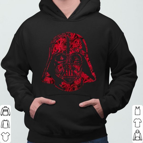 Star Wars Darth Vader Helmet Full Of Roses Graphic shirt 3