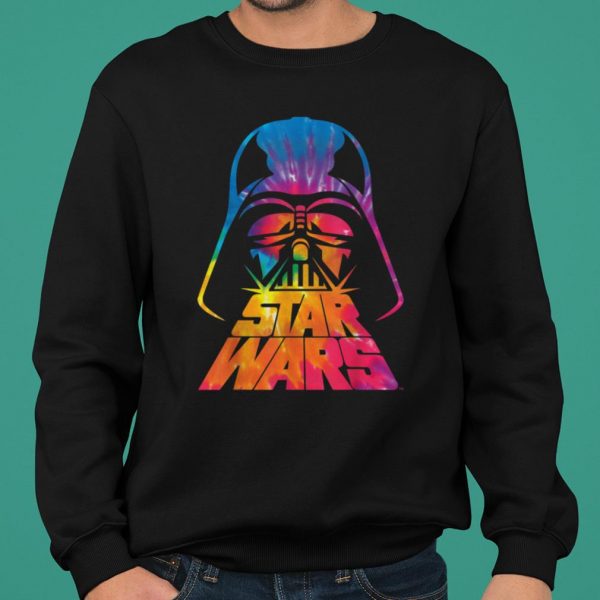 Star Wars Darth Vader Tie Dye Helmet Graphic shirt 2