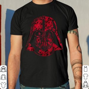 Star Wars Darth Vader Helmet Full Of Roses Graphic shirt 7