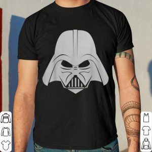Star Wars Darth Vader Helmet Silvered Out Graphic shirt 7