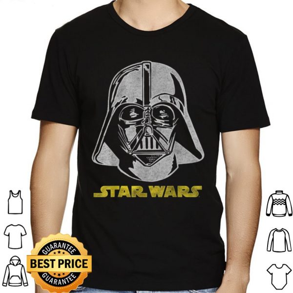 Star Wars Darth Vader Tonal Gold Logo Graphic shirt 1