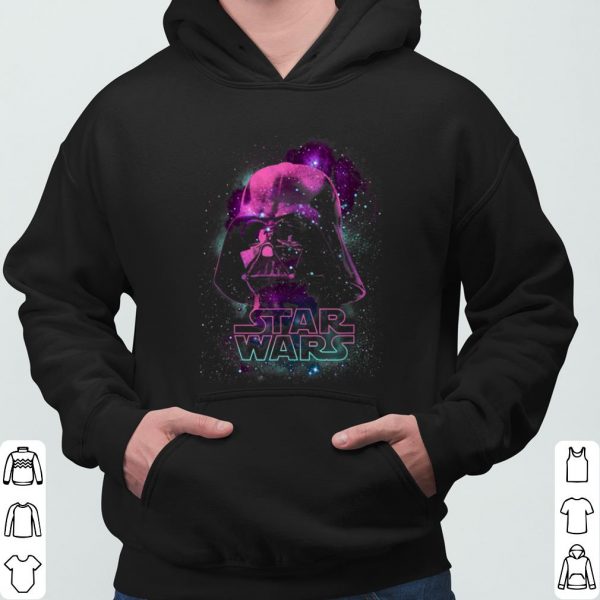 Star Wars Darth Vader Logo Nebula Floater Graphic shirt 3