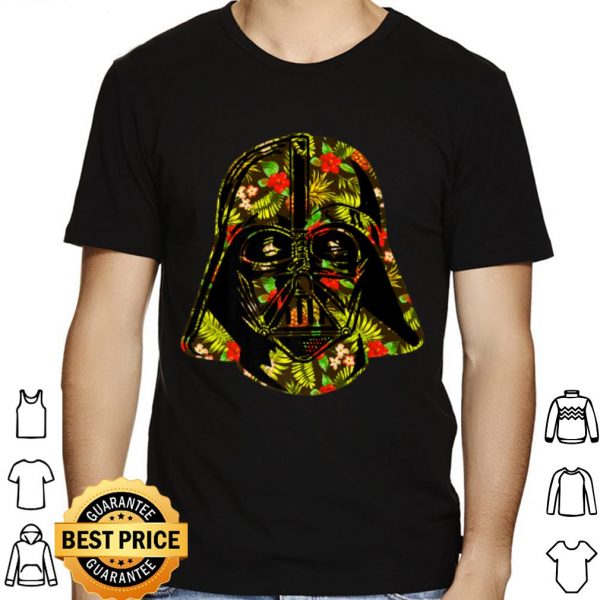 Star Wars Darth Vader Hawaiian Print Helmet Premium shirt 1