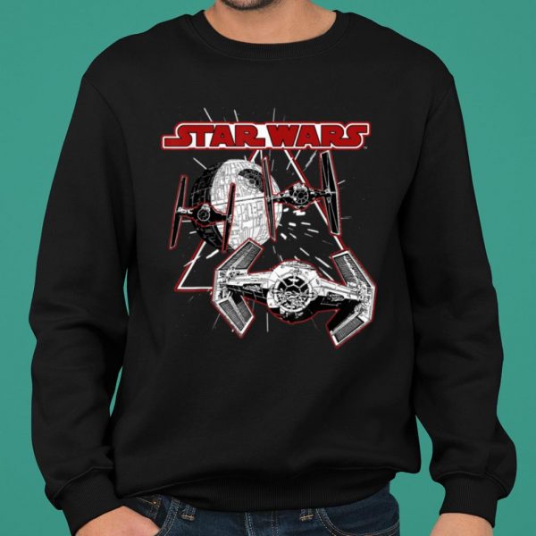 Star Wars Darth Vader TIE Fighter Entourage Graphic shirt 2