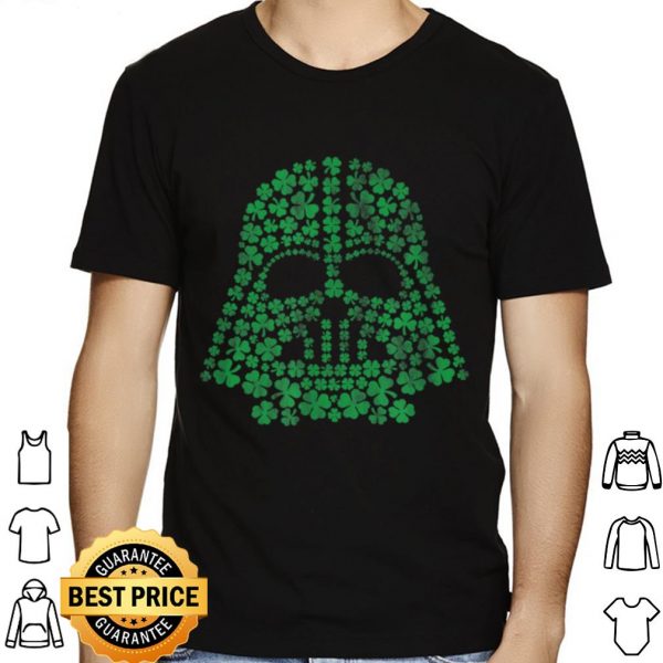Green Shamrocks St. Patrick's Day Star Wars Darth Vader shirt 1