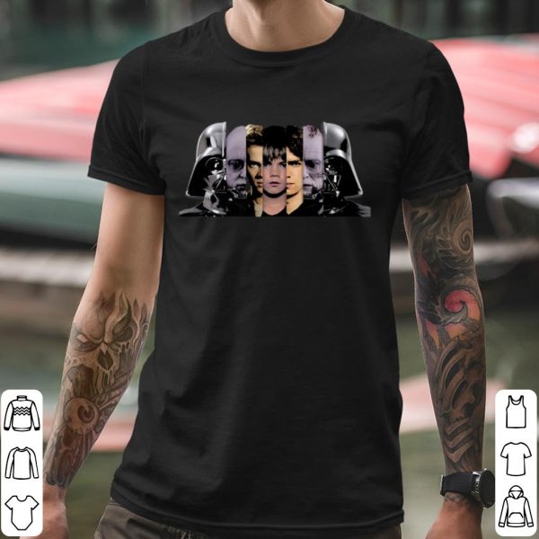 Funny Star Wars Evolution of Darth Vader shirt 4