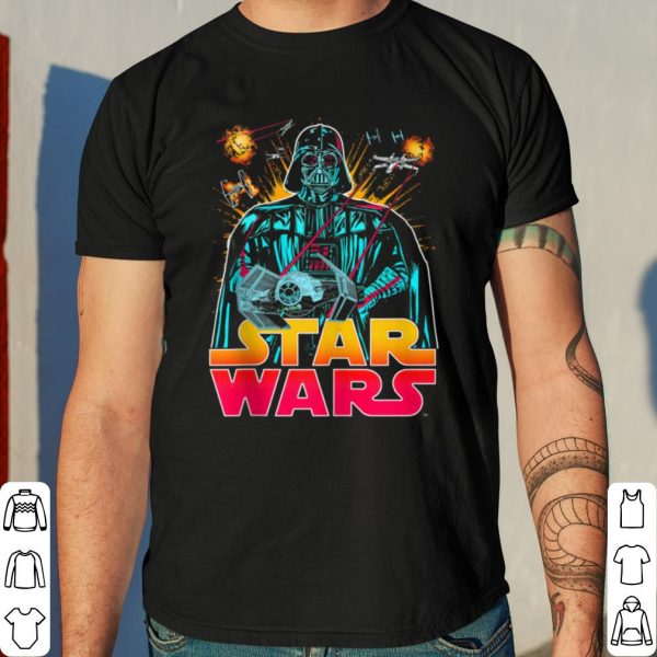 Star Wars Darth Vader Space Fight Mashup shirt 4