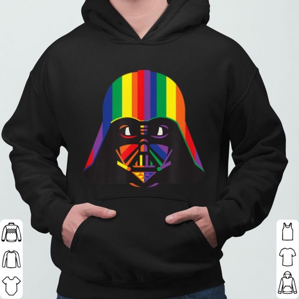 Star Wars Darth Vader Rainbow Helmet shirt 3
