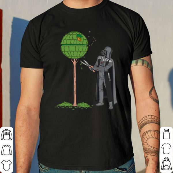 Star Wars Darth Vader Trims the Death Star Tree Meme shirt 4