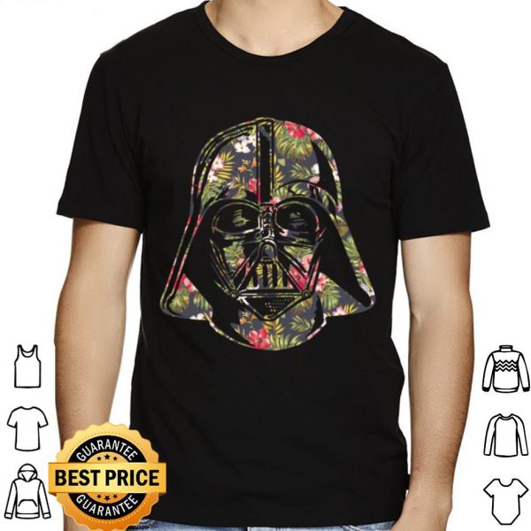Star Wars Tropical Darth Vader Helmet Poster shirt 1