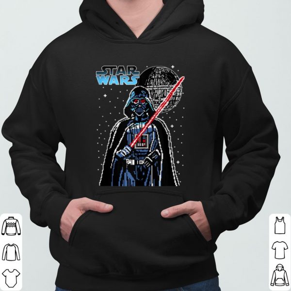 Star Wars Darth Vader Pixel Portrait shirt 3