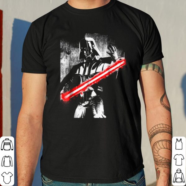 Star Wars Darth Vader Red Light Saber Splatter shirt 4