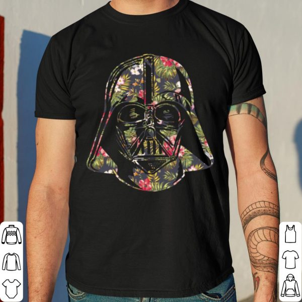 Star Wars Tropical Darth Vader Helmet Poster shirt 4