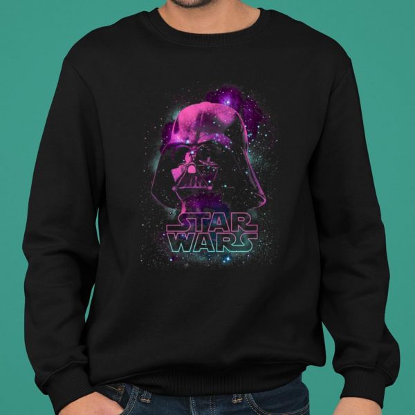 Star Wars Darth Vader Logo Nebula Floater Graphic shirt 2