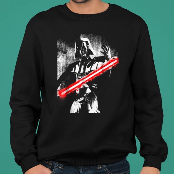 Star Wars Darth Vader Red Light Saber Splatter shirt 2