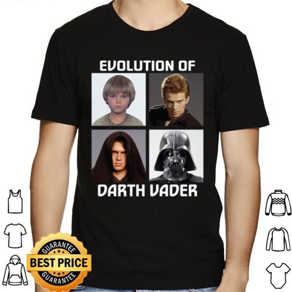 Evolution of Darth Vader Star Wars shirt 1