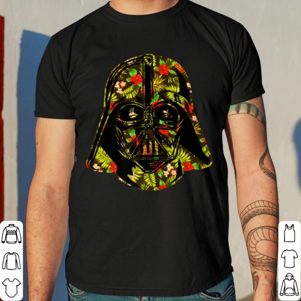 Star Wars Darth Vader Hawaiian Print Helmet Premium shirt 4