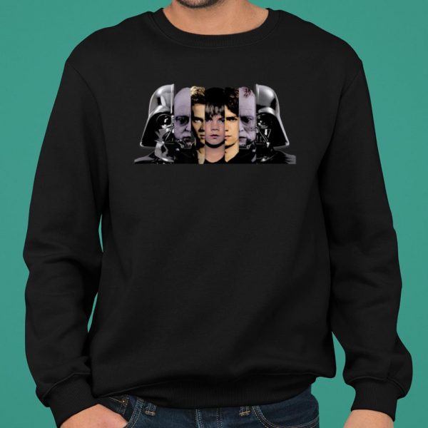Star Wars Evolution of Darth Vader shirt 2