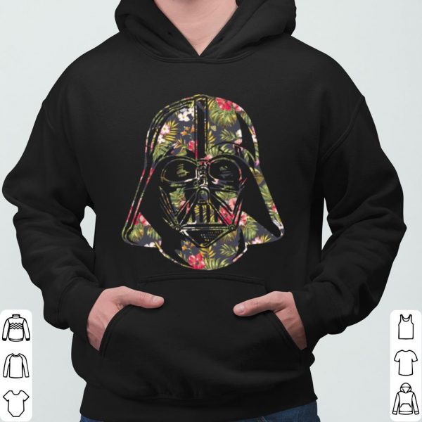 Star Wars Tropical Darth Vader Helmet Poster shirt 3