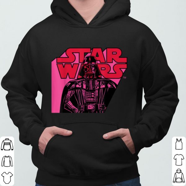 Star Wars Logo and Darth Vader in Pink shirt 3
