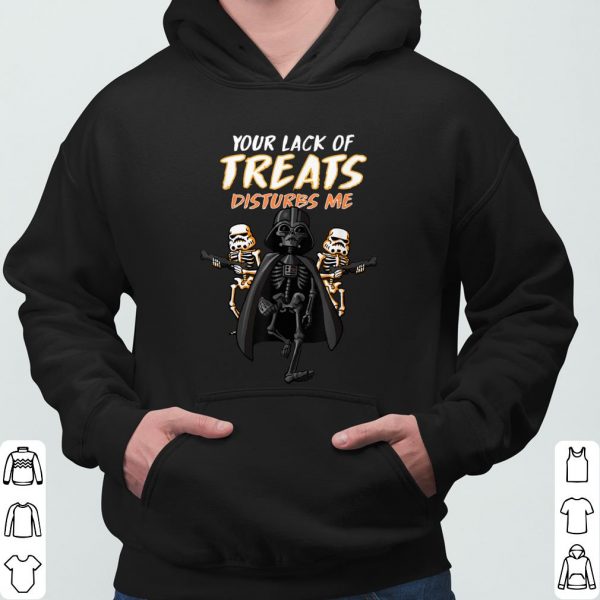 Star Wars Darth Vader Skeleton Your Lack Of Treats Disturbs Me shirt 3