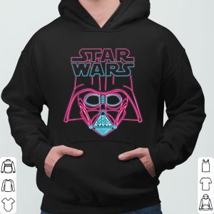 Star Wars Darth Vader Neon Light Helmet Logo Graphic shirt 6