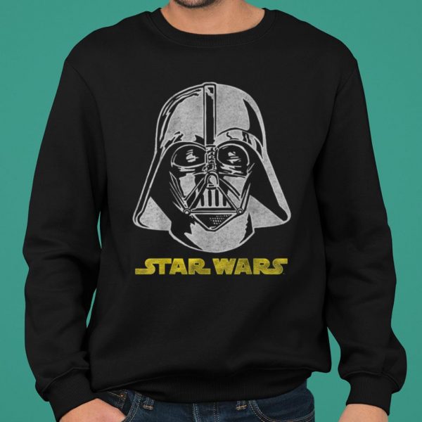 Star Wars Darth Vader Tonal Gold Logo Graphic shirt 2
