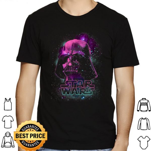 Star Wars Darth Vader Logo Nebula Floater Graphic shirt 1