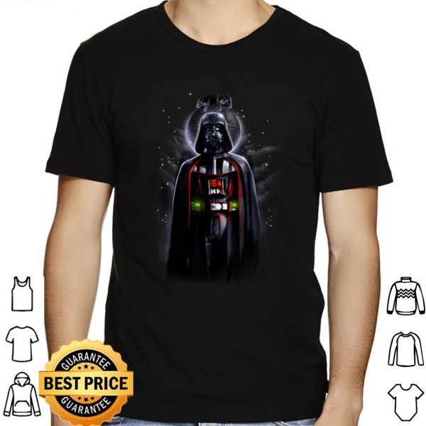 Star Wars Darth Vader With Death Star Portrait shirt 1