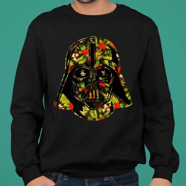 Star Wars Darth Vader Hawaiian Print Helmet Premium shirt 2