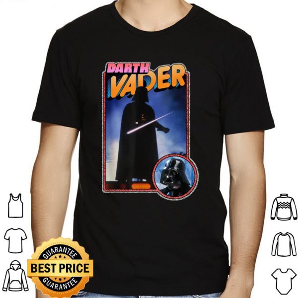 Star Wars Darth Vader Retro Bubble Badge Graphic shirt 1