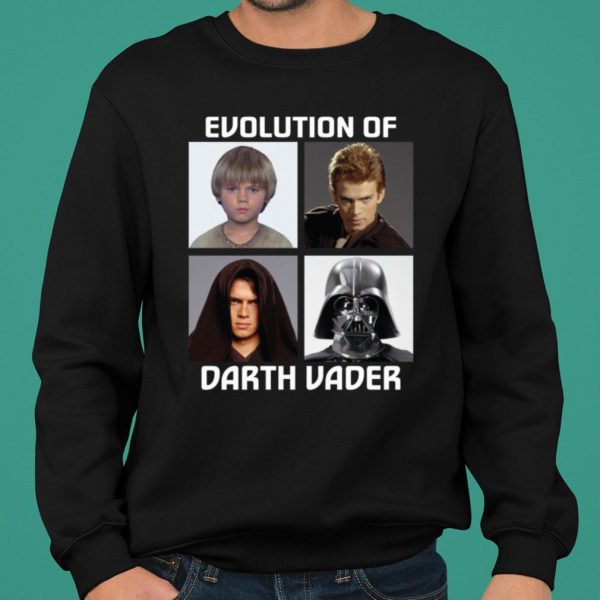 Evolution of Darth Vader Star Wars shirt 2