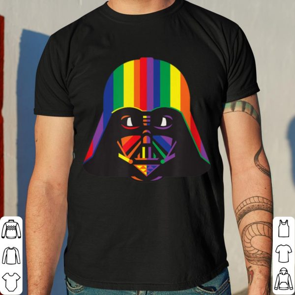 Star Wars Darth Vader Rainbow Helmet shirt 4