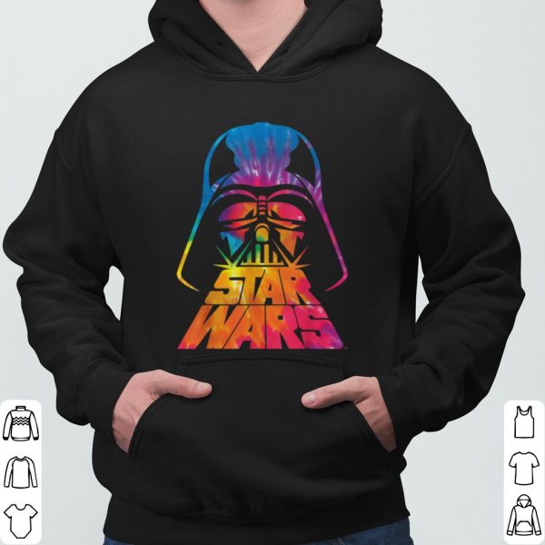 Star Wars Darth Vader Tie Dye Helmet Graphic shirt 3