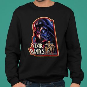 Star Wars Darth Vader Overlooking Portrait Raglan Baseball shirt 5