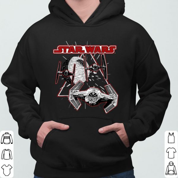 Star Wars Darth Vader TIE Fighter Entourage Graphic shirt 3