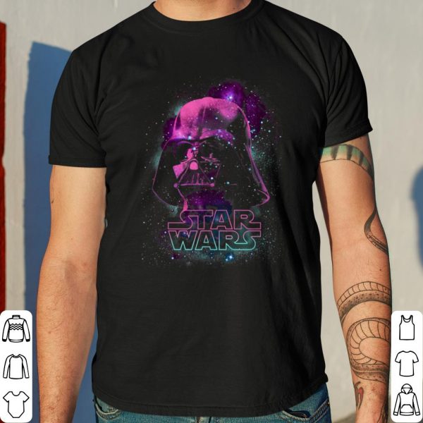 Star Wars Darth Vader Logo Nebula Floater Graphic shirt 4