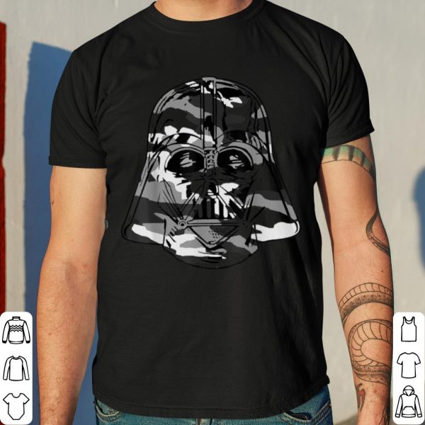 Star Wars Darth Vader Grey Camo Helmet Graphic shirt 4