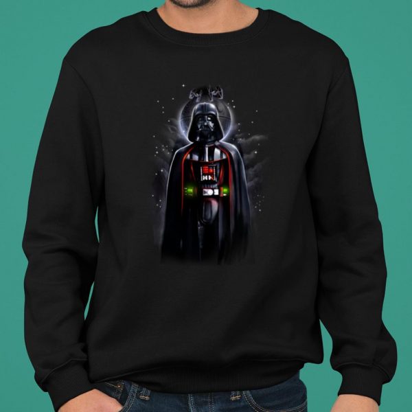 Star Wars Darth Vader With Death Star Portrait shirt 2