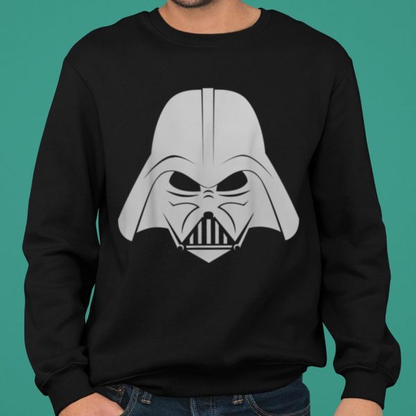 Star Wars Darth Vader Helmet Silvered Out Graphic shirt 2