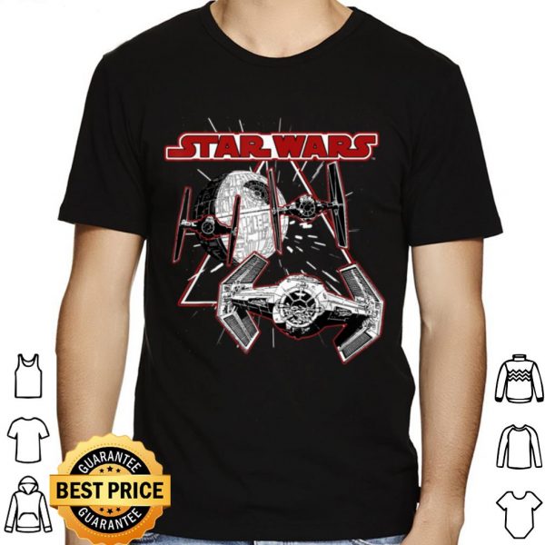 Star Wars Darth Vader TIE Fighter Entourage Graphic shirt 1