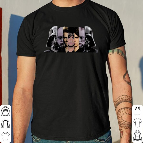 Star Wars Evolution of Darth Vader shirt 4