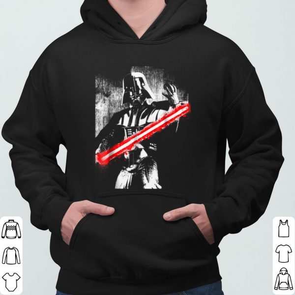 Star Wars Darth Vader Red Light Saber Splatter shirt 3