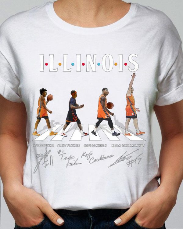 Official ILLINOIS Abbey Road Signatures shirt 2