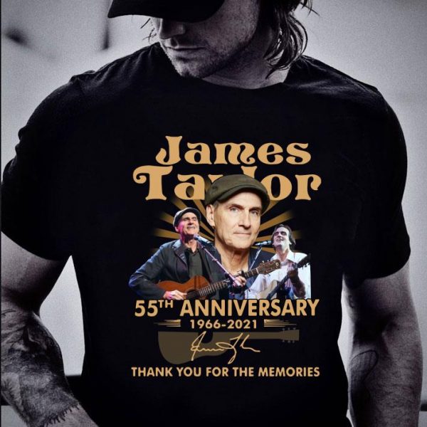 Hot James Taylor 55th Anniversary 1966 2021 shirt 2